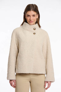 Rino & Pelle Denu Faux Fur High Collar Jacket