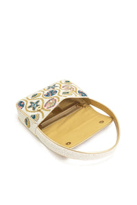 America & Beyond Sunlit Shore Embellished Shoulder Bag