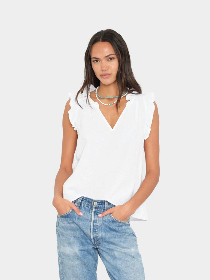 Xirena Bex Cotton Gauze Top