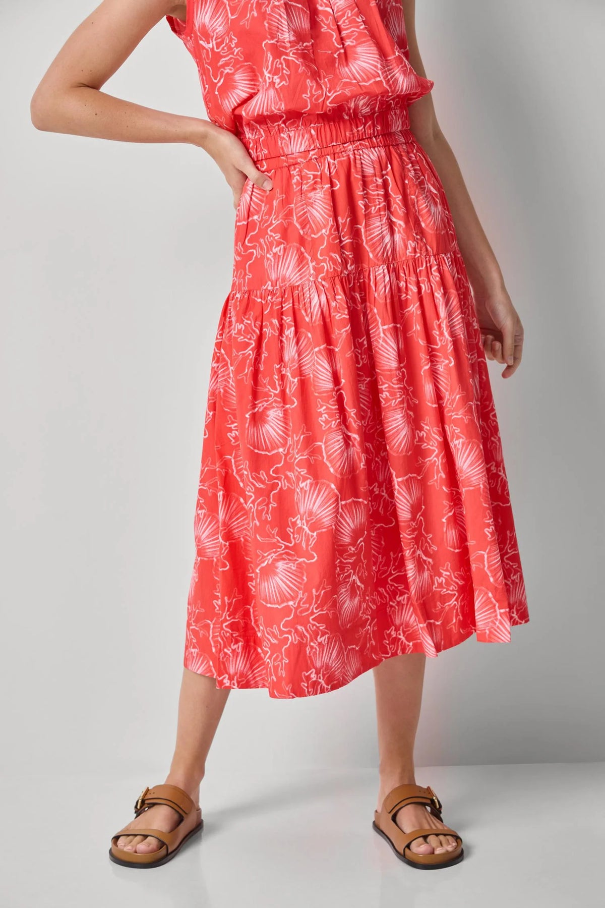 Lilla P Zinnia Print Skirt