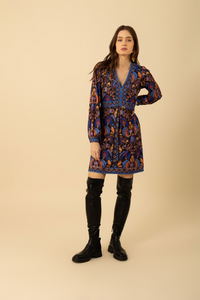 Hale Bob Helen Medallion Print Dress