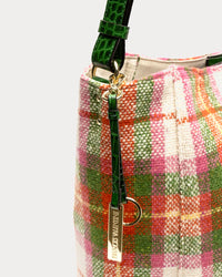 Frances Valentine June Hobo Wool Plaid Bag