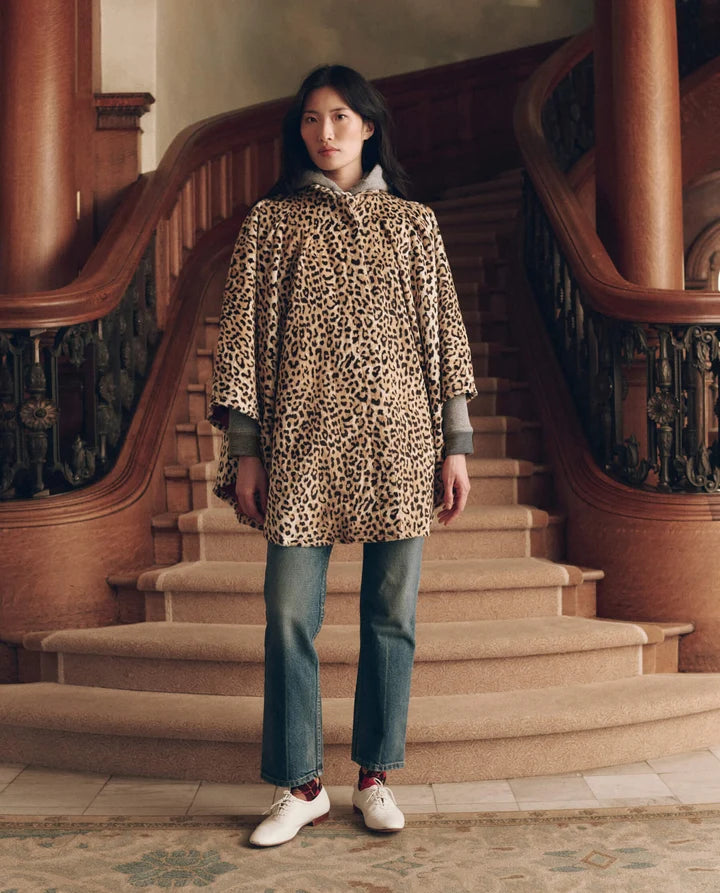 The Great Swingy Vintage Leopard Cape