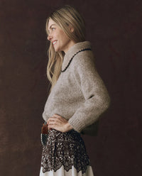 The Great Crochet Collar Sweater