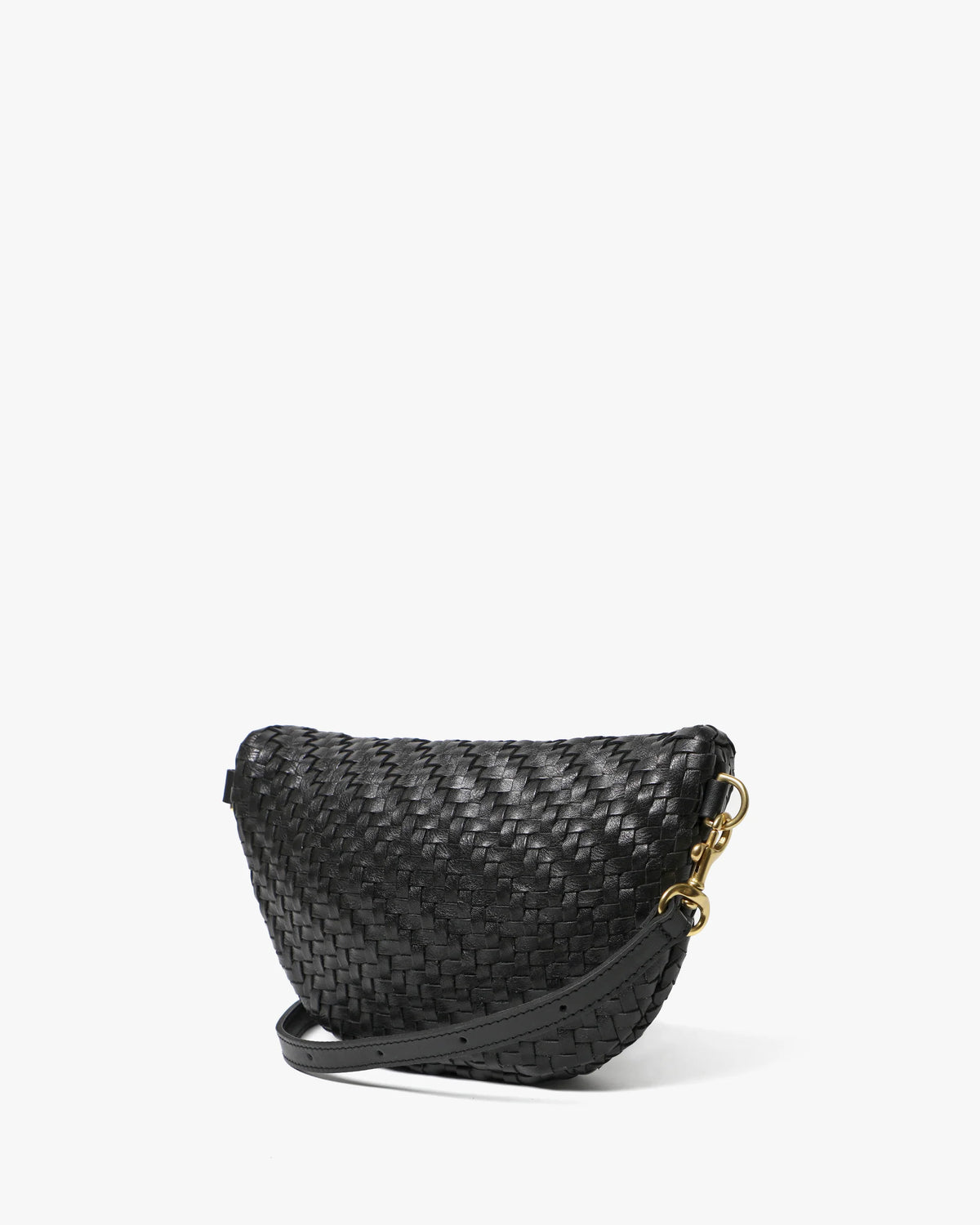 Clare V Petite Fanny Woven Zig Zag Bag