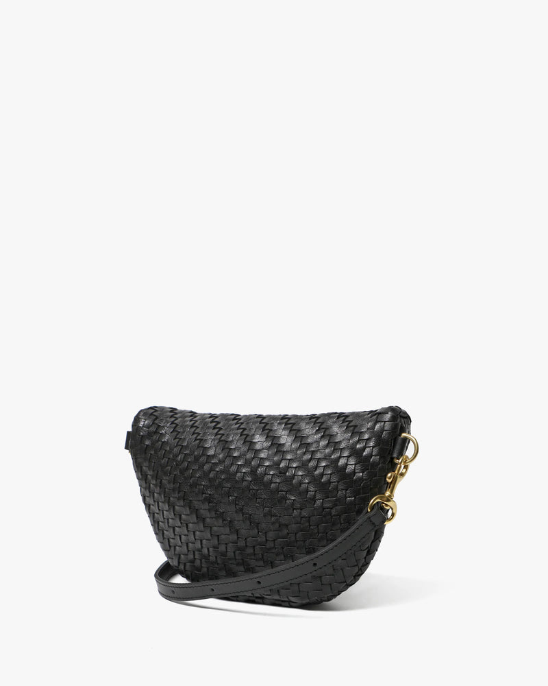 Clare V Petite Fanny Woven Zig Zag Bag