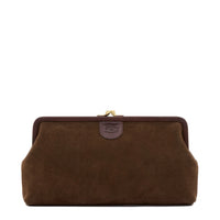 Il Bisonte Manuela Suede Clutch