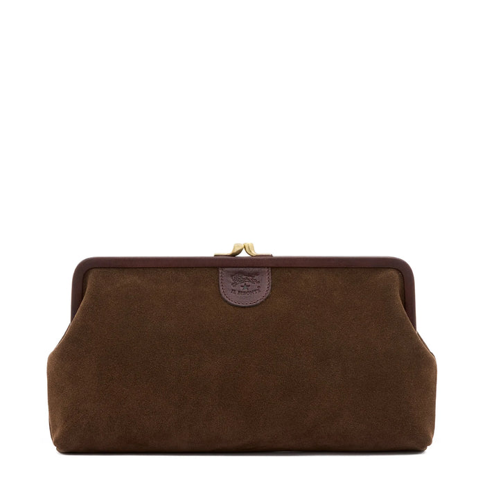 Il Bisonte Manuela Suede Clutch