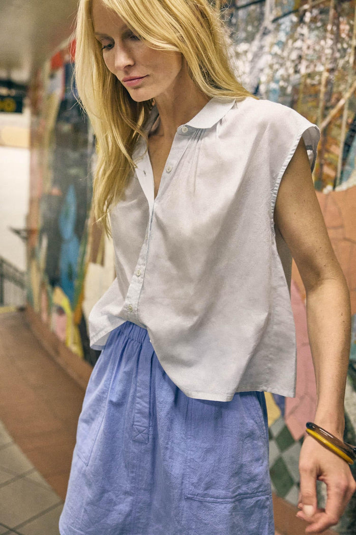 Lilla P Short Sleeve Button Down Shirt