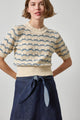 Winter White Stripe