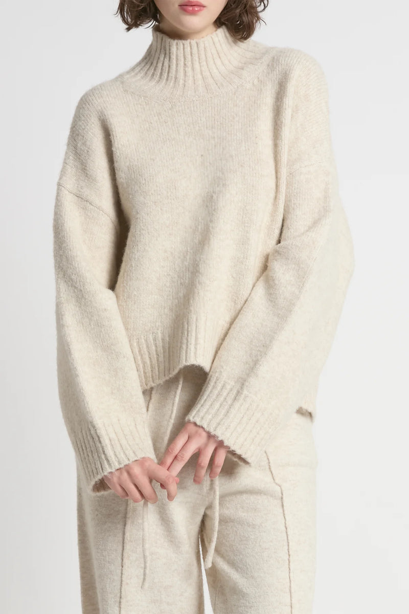 Look by M Chunky Mock Neck Sweater