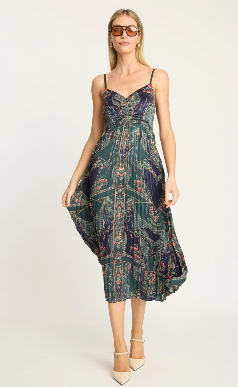 Caballero Donna Patchwork Flower Dress
