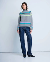 Lisa Todd Fireside Fairisle Funnel Neck Sweater