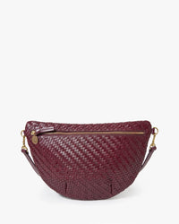 Clare V Grande Fanny Woven Zig Zag Bag