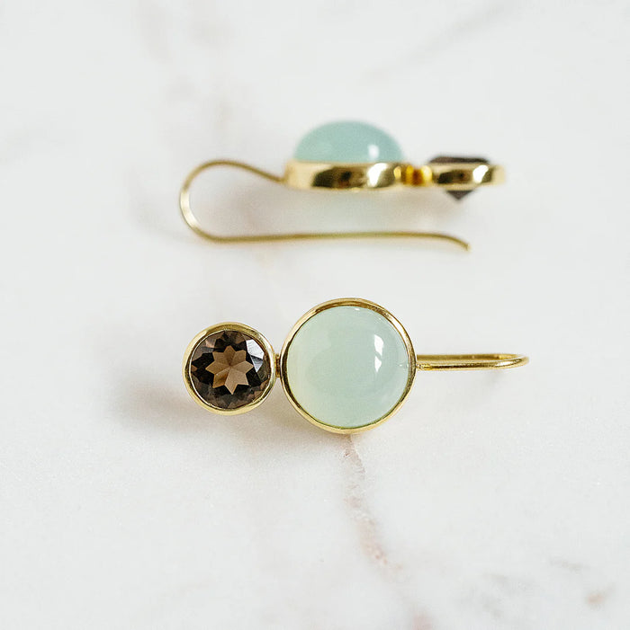 Laura Foote Little Color Block Drop Earrings