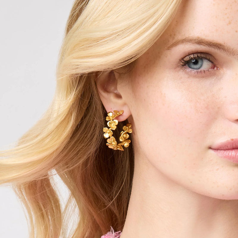 Julie Vos Bloom Hoop Earring