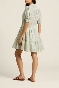 Trovata Birds of Paradis Phoebe Nantucket Ditsy Print Dress