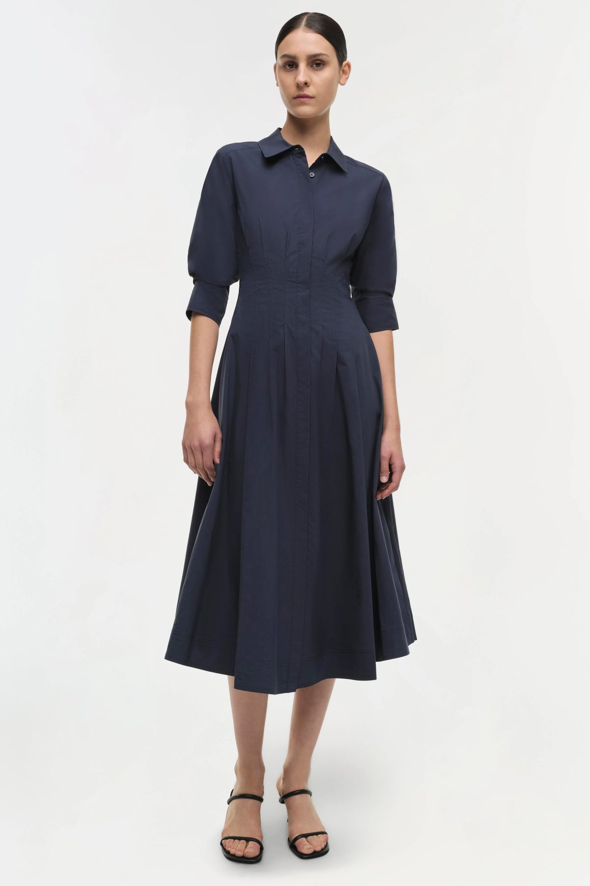 Simkhai Jazz Pintuck Mini Dress