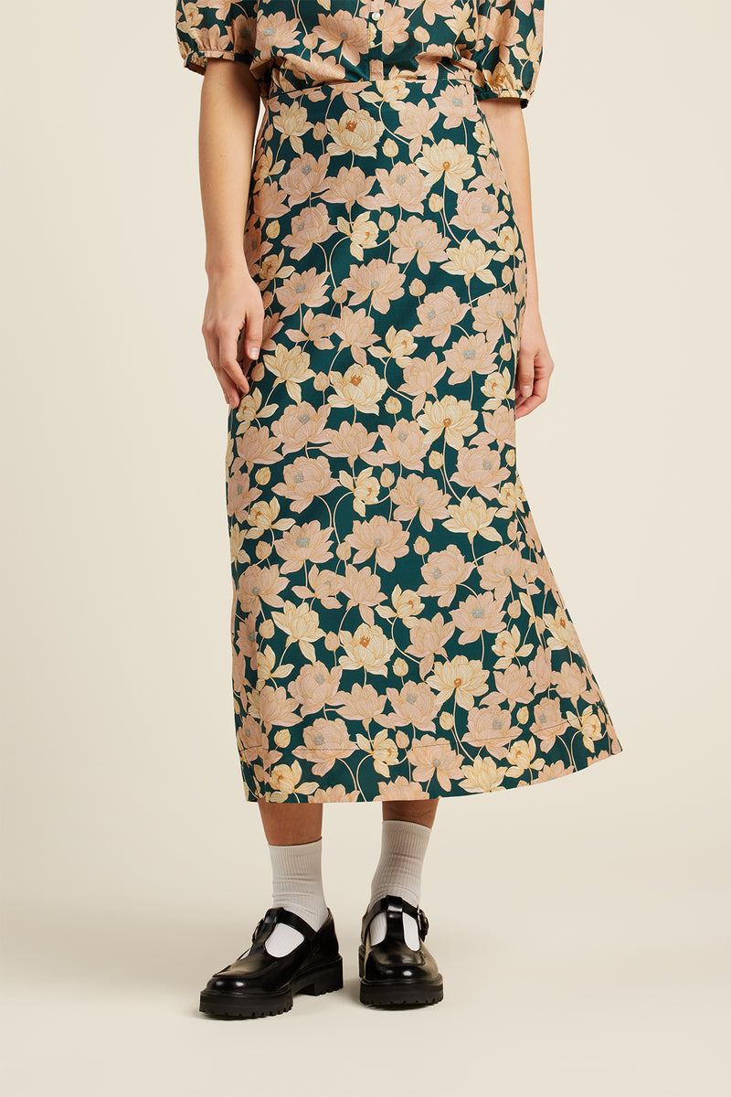 Trovata Birds of Paradis Jasper Twighlight Demi Skirt Final Clearance