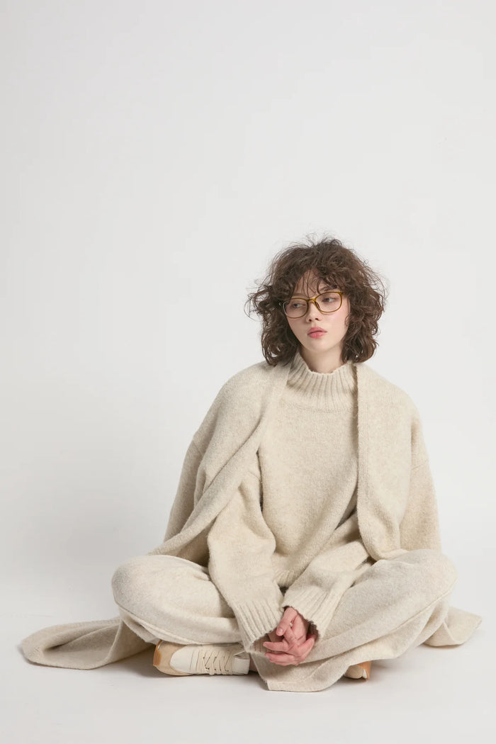 Look by M Chunky Mock Neck Sweater