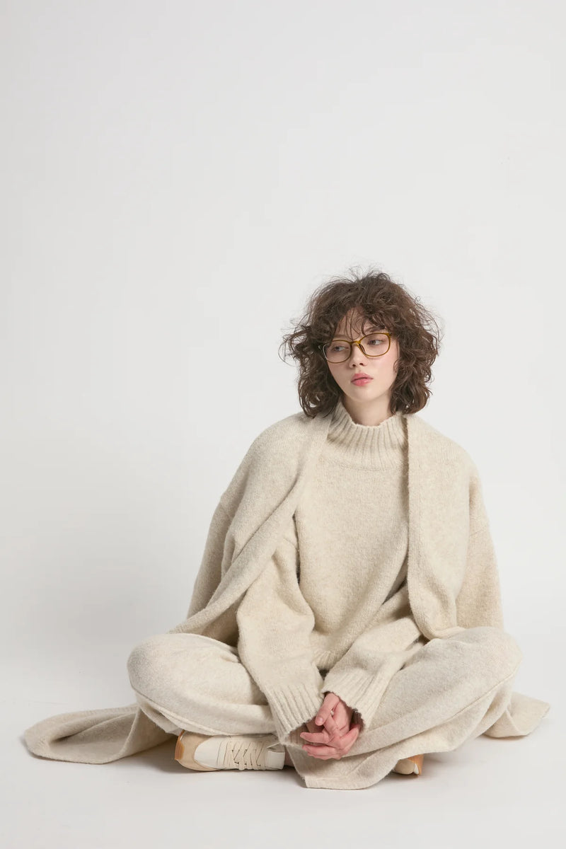 Look by M Chunky Mock Neck Sweater