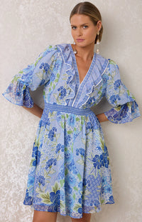 Hale Bob Tara Chiffon Floral Dress