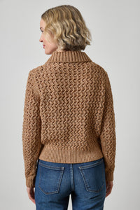 Lilla P Textured Polo Sweater