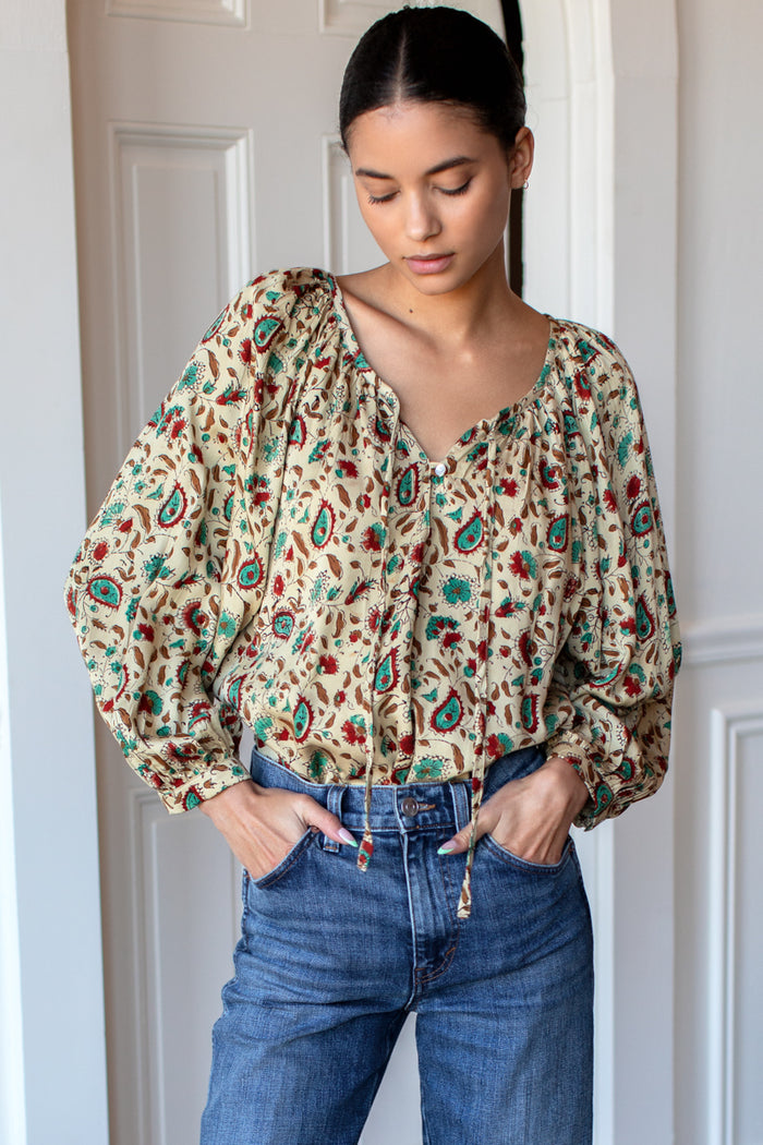 Emerson Fry Lucy Floral Paisley Blouse
