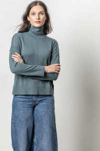 Lilla P Relaxed Turtleneck Sweater