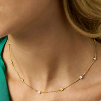 Julie Vos Jolie Delicate Station Necklace