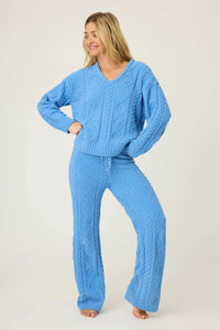 P.J. Salvage Cozy Chenille Cable Knit Lounge Pants
