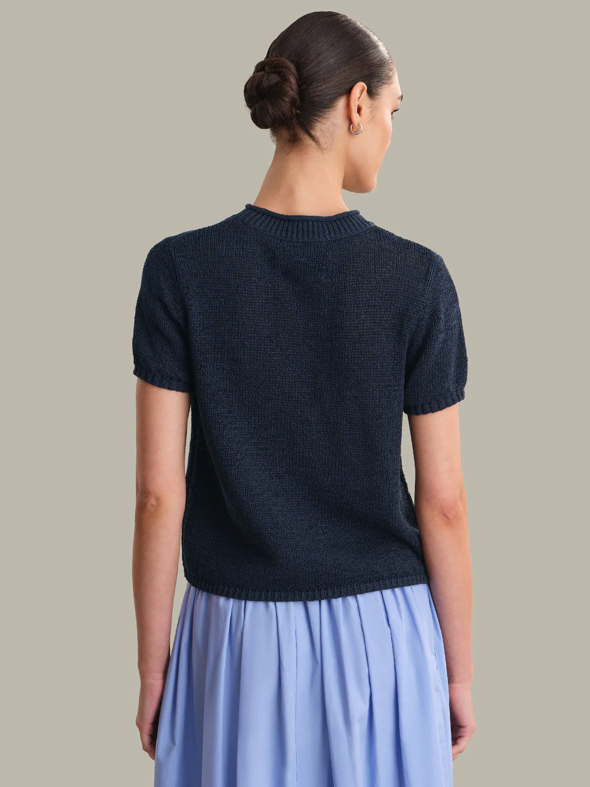 525 America Terri Rolled Edge Sweater
