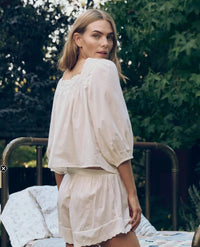 The Great Eyelet Button Sleep Top