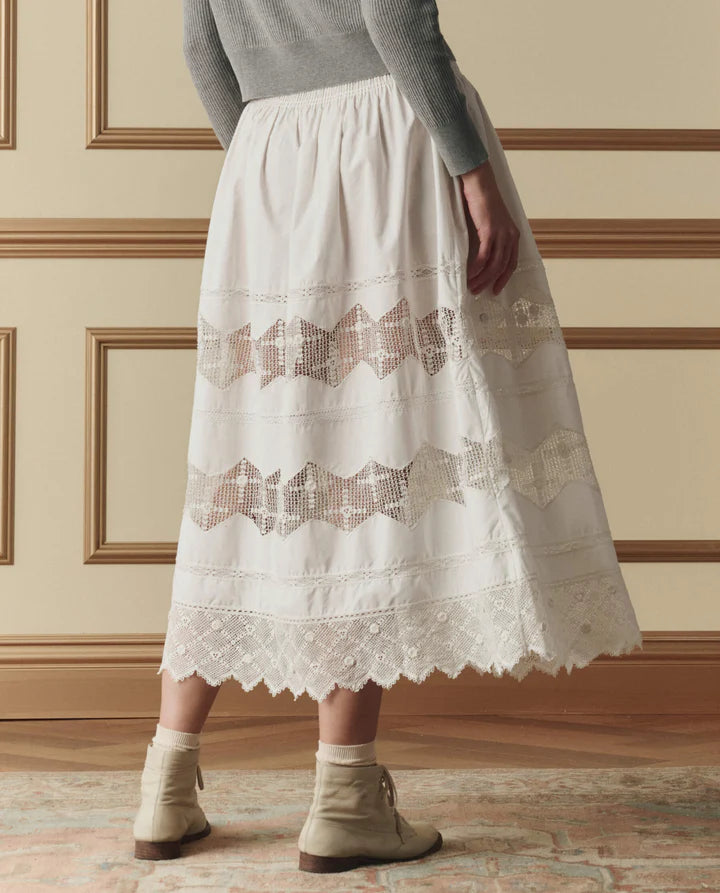 The Great Rosette Crochet Canary Skirt