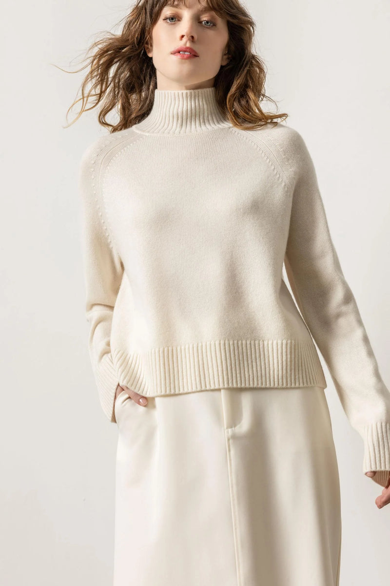 Lilla P Full Sleeve Turtleneck Sweater