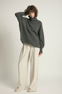 Look by M Slouch Turtleneck Sweater