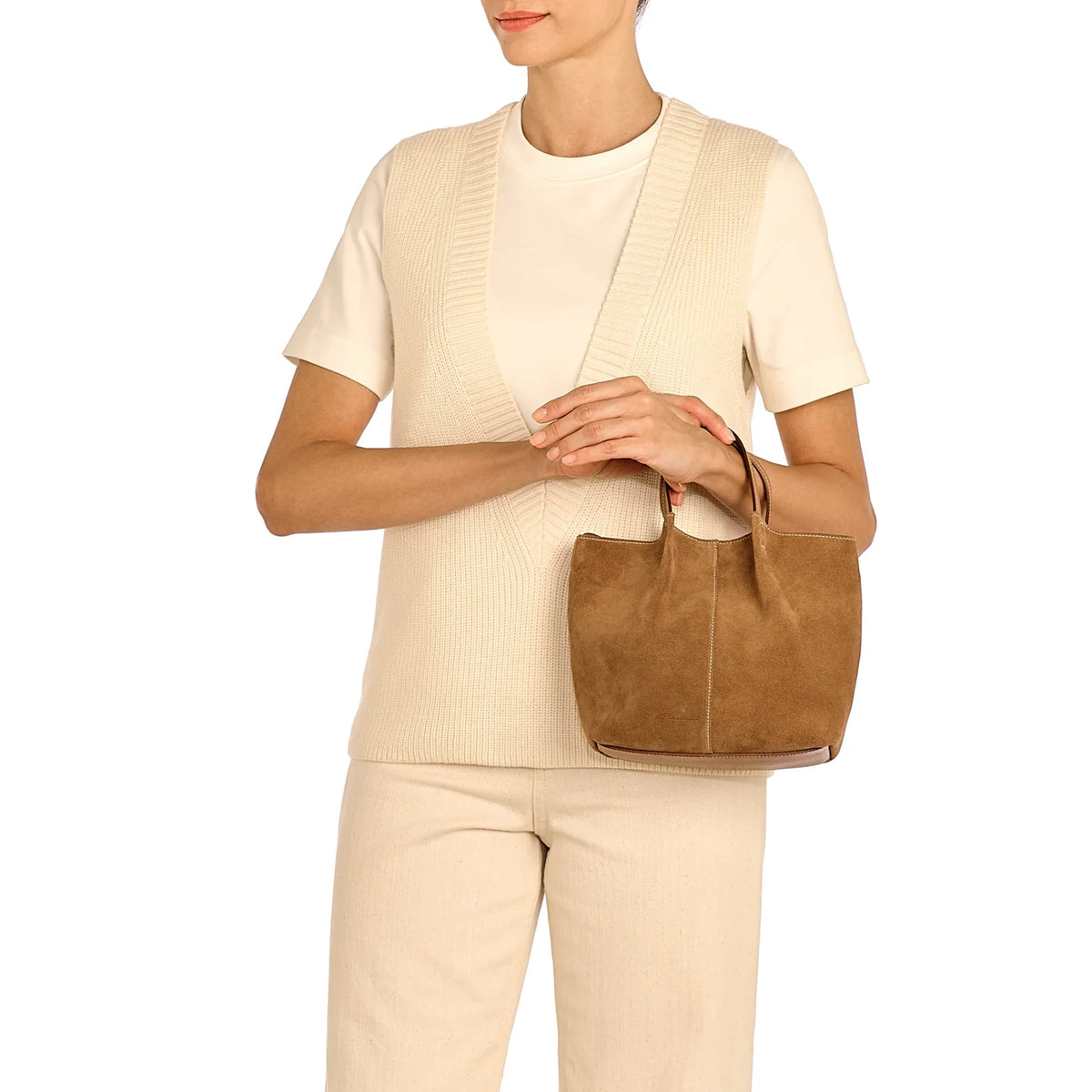Il Bisonte Nina Suede Corssbody