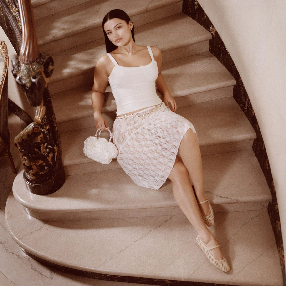 Dolce Vita Reyes Woven Raffia Flats