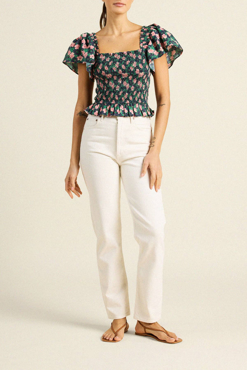 Trovata Birds of Paradis Evie Floral Blouse