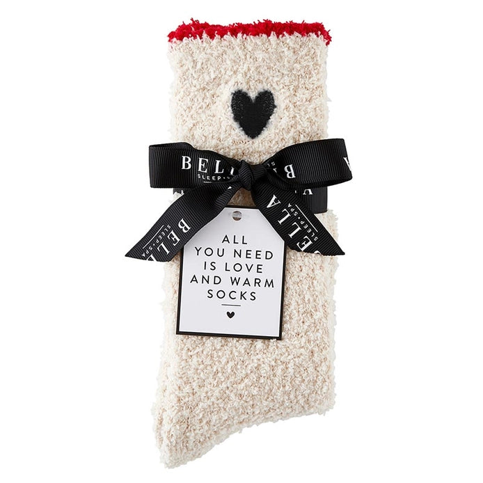 Bella Sleep & Spa Heart Cozy Socks