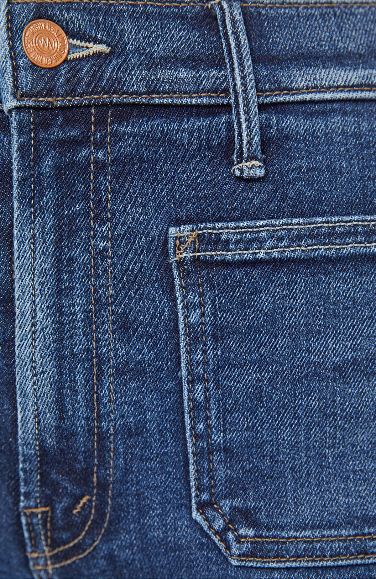 Mother Denim Lil Hustler Roller Patch Pocket One Last Shot