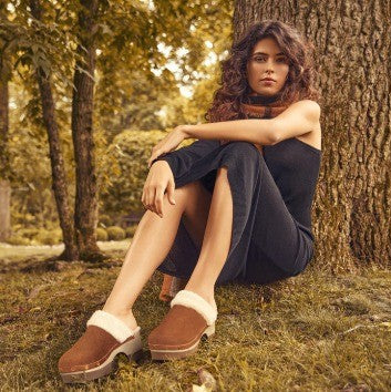 Andre Assous Olivia Faux Suede Clog
