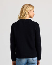 Pura Cashmere Cotton Fisherman Sweater