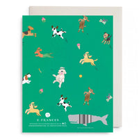 E. Frances Off Leash Birthday Card