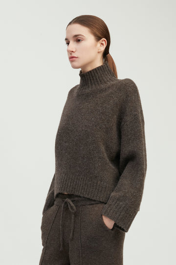 Common Knit Chunky Mockneck Sweater