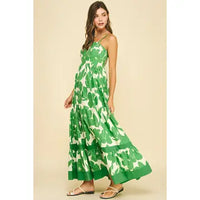 Pinch Floral Tiered Maxi Dress