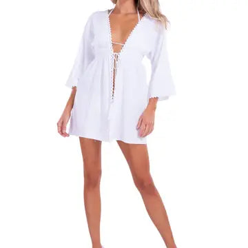 Seaspice Resort Lace Trim Coverup
