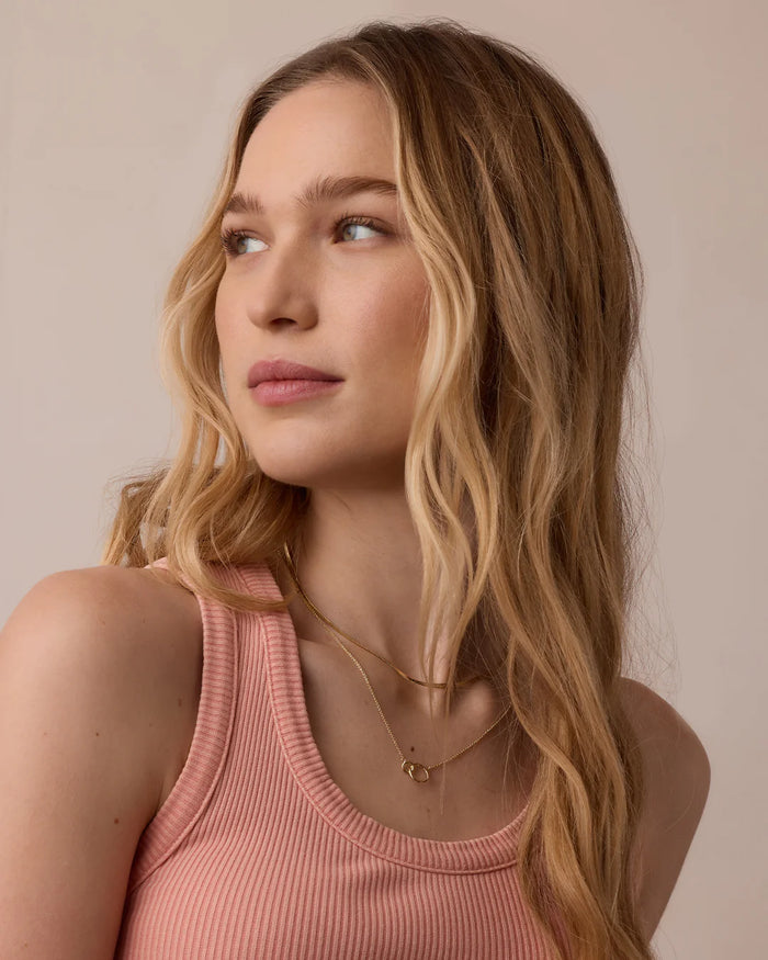 Gorjana Wilshire Charm Gold Necklace