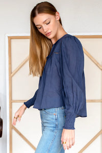 Emerson Fry Isla Dobby Stripe Top