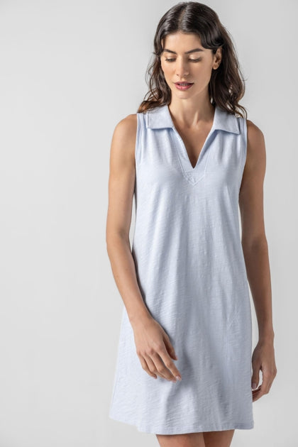 Lilla P Sleeveless Collared Dress